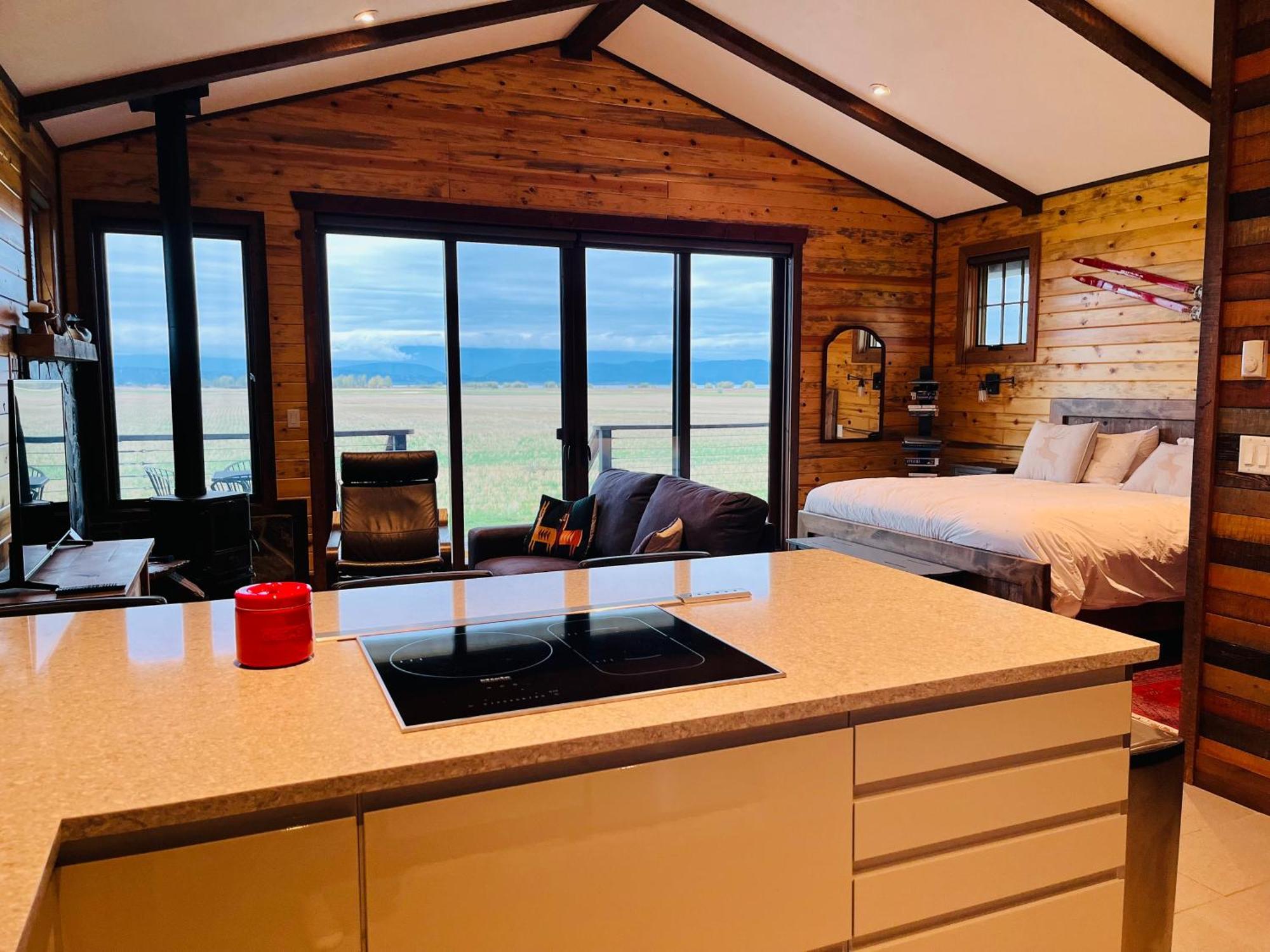 New Cabin With Spectacular Views Of Flathead Lake. Somers Ngoại thất bức ảnh